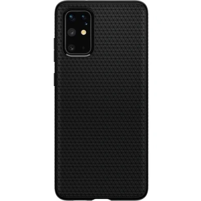 Afbeelding van Samsung Galaxy S20 Plus Hoesje Siliconen en TPU (zacht) Spigen Softcase/Backcover Zwart Telefoonhoesje Shockproof/Valbescherming