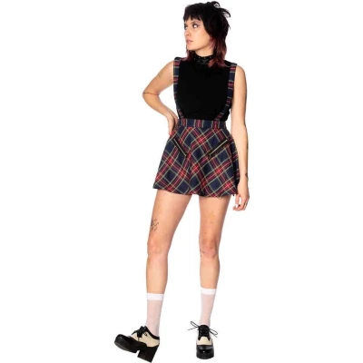 Afbeelding van Dancing Days Highlife Pinafore Korte rok L Blauw