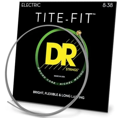 Afbeelding van DR Strings LLT 8 Tite Fit 38 set snaren voor elektrische gitaar