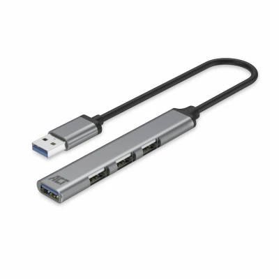 Afbeelding van ACT USB A hub. 3x 2.0 en 1x 3.0