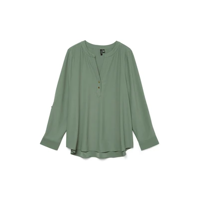 Afbeelding van Vero Moda Vmani LS NOOS Blouse, Dames, Maat: XS, Laurel wreath