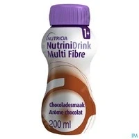 Afbeelding van Nutrinidrink Multi Fibre Chocoladesmaak Flesje 200 Ml