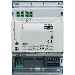 Afbeelding van Legrand mh universele dimmer voor led 4 din 2 uitgangen btf418u2