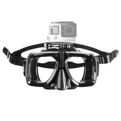 Afbeelding van Mantona Duikbril met bevestiging (voor GoPro Hero 11 10 9 8 7 6 5 4 3+ 3 2 1, sessie en andere compatibele actiecamers)