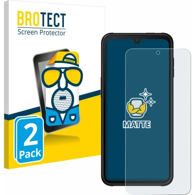 Afbeelding van BROTECT (2 Stuks) Antireflecterende Beschermfolie voor Samsung Galaxy Xcover 6 Pro Anti Glare Screen Protector, Mat, Ontspiegelend