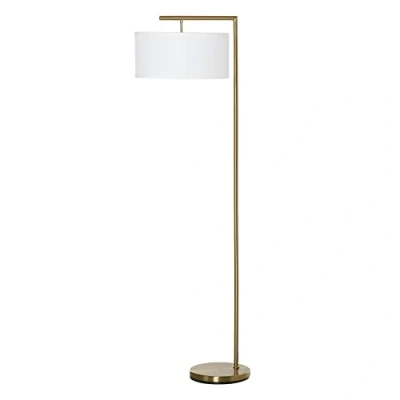 Afbeelding van HOMCOM Vloerlamp staande lamp E27 fitting voor woonkamer metaal staal linnen B31 254