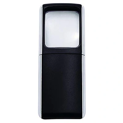 Afbeelding van Vergrootglas met LED verlichting en 3x vergroting, kleur blauw, in blisterverpakking