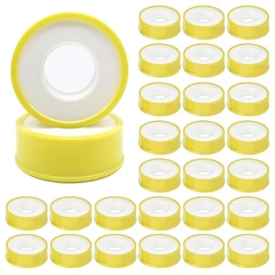 Afbeelding van Vegena PTFE afdichtingstape, 30 rollen, teflonband schroefdraadafdichtband, schroefdraadafdichtingstape, schroefdraad (12 mm x 0,1 12 m)