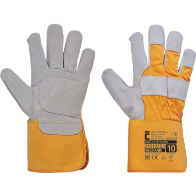 Afbeelding van Cerva GRYLLE STRONG handschoen cuff 10 cm 01010103 12 stuks Geel