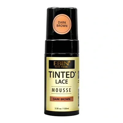 Afbeelding van EBIN Tinted Lace Mousse Dark Brown 100ml