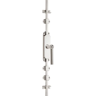 Afbeelding van Formani Krukespagnolet TIMELESS KO 1910L complete set rechtsdraaiend glans nikkel