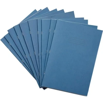 Afbeelding van RHINO S7 64 pagina&#039;s A4 schriften, lichtblauw, 10 stuks