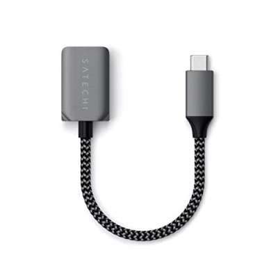Afbeelding van Satechi USB C naar A 3.0 adapter space grey ST UCATCM