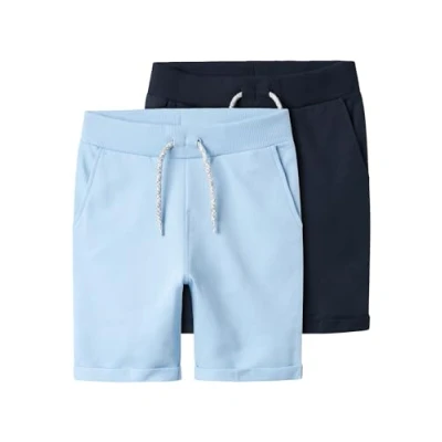 Afbeelding van Name It Vermo Long Sweat Short Jongens (2 pack)