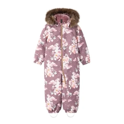 Afbeelding van NAME IT Sneeuwpak voor meisjes, Grape Shake/Aop: Eenhoorn, 92 cm