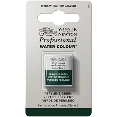 Afbeelding van Winsor &amp; Newton 0101460 Professional Water Colour, fijnste kunstenaars aquarelverf met de hoogst mogelijke pigmentatie, uitstekende lichtechtheid 1/2 Nap, Perylene Green