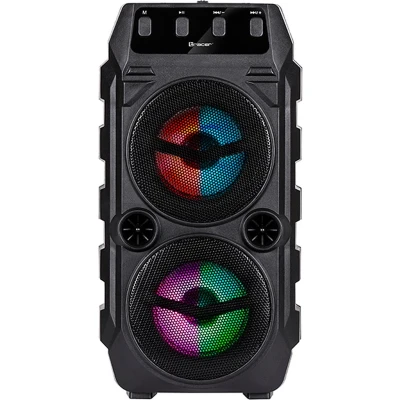 Afbeelding van Tracer bluetooth speaker Portable Led verlichting 10 W Zwart
