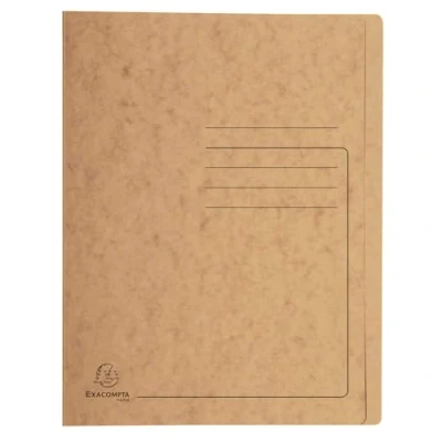 Afbeelding van Snelhechtmap glanska rton 355g A4 tabac per 50