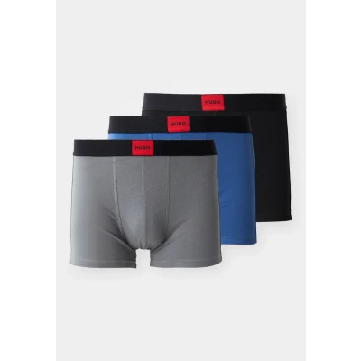 Afbeelding van HUGO Trunk Triplet Galaxy 3 PACK Onderbroeken, Heren, Maat: Small, Black/blue/grey