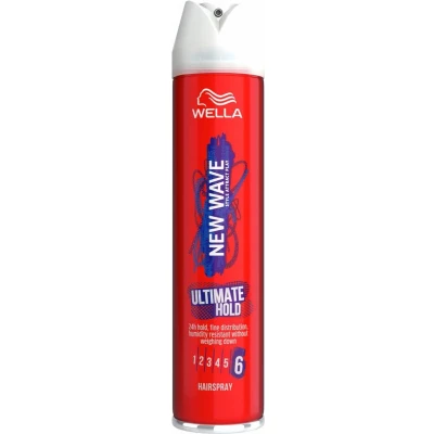 Afbeelding van 6x Wella New Wave Haarspray Ultimate Hold 400 ml