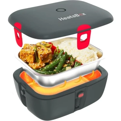 Afbeelding van HeatsBox HB 04 102B elektrische lunchtrommel 100 W 0,925 l Zwart Volwassene