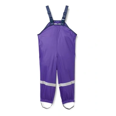 Afbeelding van Playshoes Uniseks regenbroek voor kinderen, modderbroek met textielvoering, regenbroek, paars (lila), 104 cm