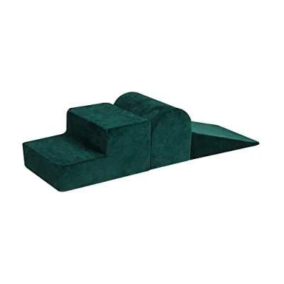 Afbeelding van 3 delige foam speelset zonder ballenbak Donker Groen