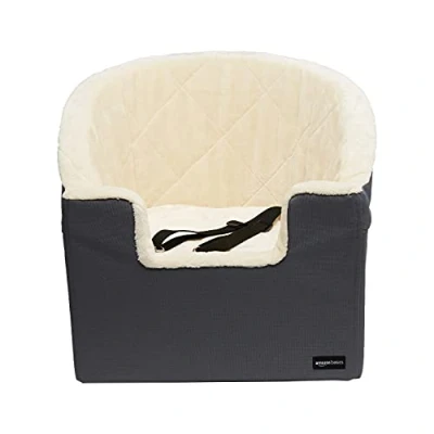 Afbeelding van Amazon Basics Stoelverhoger voor huisdieren, emmerstijl, 45,7 x 40,6 cm, grijs, klein