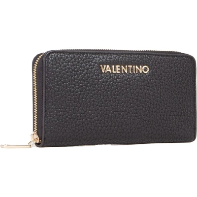 Afbeelding van VALENTINO Portemonnee Blossom Re Zip Around Wallet Nero Zwart