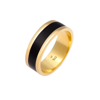 Afbeelding van KUZZOI Heren Band Basic Geo Email Casual in 925 Sterling Zilver