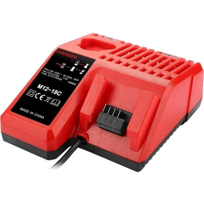 Afbeelding van Lader voor Milwaukee M12 M14 M18 NI CD, MH en Li ion accu&#039;s 4932451079