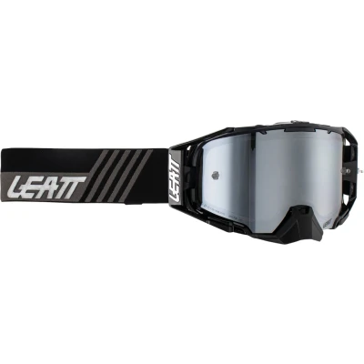 Afbeelding van Leatt 2024 Velocity 6.5 Stealth Crossbril Zwart (Lens: Iriz Zilver 50%)