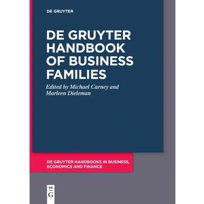 Afbeelding van De Gruyter Handbook of Business Families