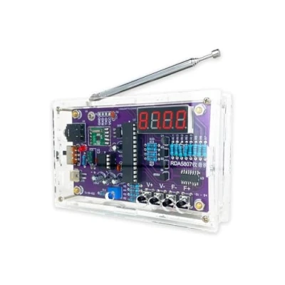 Afbeelding van EIELE FM Radio Soldeerset DIY elektronica bouwpakket met 2 voedingsmodi en audio uitgangsmodi elektronische projectset kit volwassenen (solderen vereist)