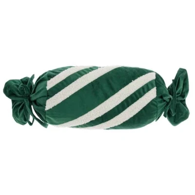 Afbeelding van Unique Living Sierkussen Candy Dark Green 31x31x14cm