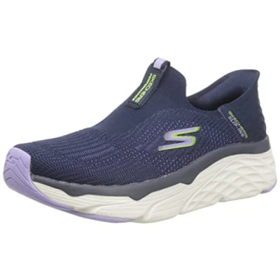 Afbeelding van Skechers Performance MAX Cushioning Elite SLIP IN Hardloopschoenen neutraal, Dames, Maat: 39.5, Navy/lavender Textiel
