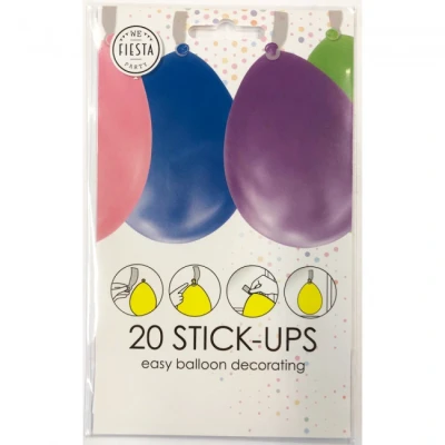 Afbeelding van Ballon Stick Ups 20 stuks
