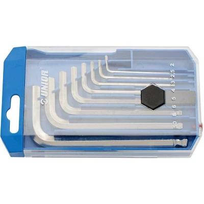 Afbeelding van Unior 8 Allen Spherical Wrench Set Hulpmiddel Zilver 2 10 mm