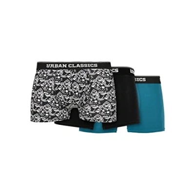 Afbeelding van Urban Classics 3PACK Onderbroeken, Heren, Maat: 5XL, Detail aop/black/jasper