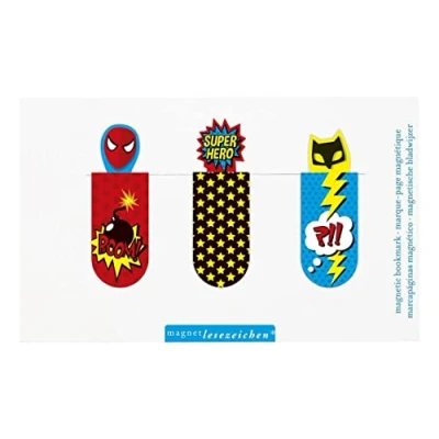 Afbeelding van Moses Boekenleggers Magnetisch Superhelden 3 Stuks 6 Cm