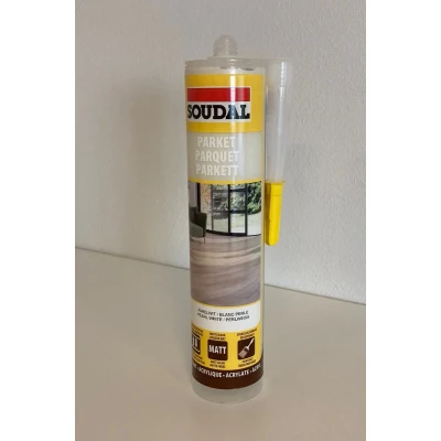 Afbeelding van Soudal overschilderbare parketkit Parelwit koker 290 ml