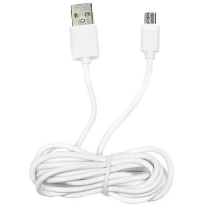 Afbeelding van Benson Mobiele Oplader USB naar Micro Kabel 2 meter Wit