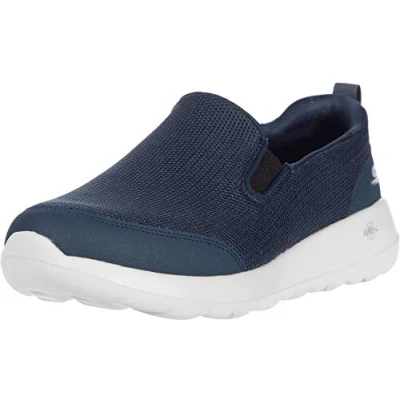Afbeelding van Skechers Heren Go Max Clinched Athletic Mesh Double Gore Slip on Wandelschoen, Donkerblauw, 41.5 EU