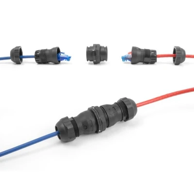 Afbeelding van Delock Kabelverbinder RJ45 Buchse zu Cat.6A IP68 staub un