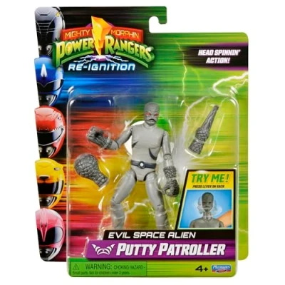 Afbeelding van Mighty Morphin Power Rangers Putty Patroller actiefiguur (Evil Space Alien)
