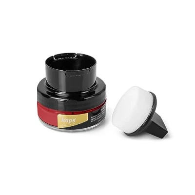 Afbeelding van Schoencrème met Sponsapplicator, Intensieve Leerverzorging en Voedend, Kaps Delicate, 70 kleuren (162 lichtrood)