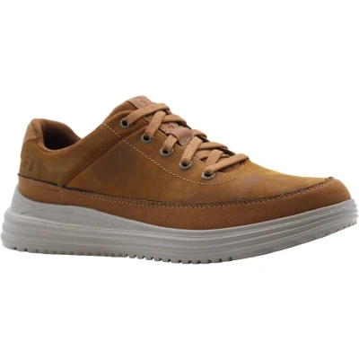 Afbeelding van Skechers Proven heren sneaker Cognac Maat 41