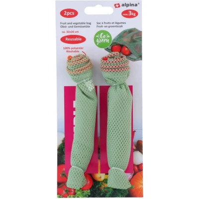 Afbeelding van Alpina Fruittas Herbruikbaar 32X26 Cm 2 Stuks