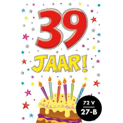 Afbeelding van Kaart That funny age 39 jaar TFA049