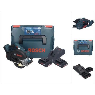 Afbeelding van Bosch GKM 18V 50 Professionele accu metaalcirkelzaag 18 V 136 mm borstelloos + 2x ProCORE 4.0 Ah lader L Boxx